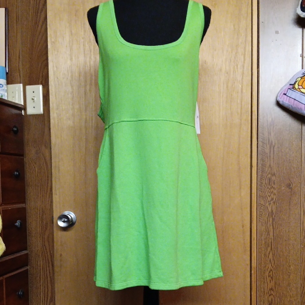 Spiritual Gangster Vibrant Green Alessia Mini Dress